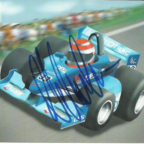 NELSINHO PIQUET  / FORMEL 1 /  AUTOGRAMM KARTE  -- ORIG.AUTOGRAMM --