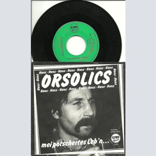 Single / HANS ORSOLICS / MIT AUTOGRAMM / AUSTRIA / RARITÄT /
