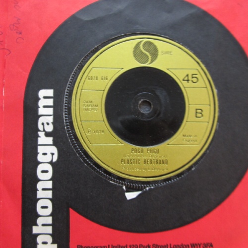 Single / Plastic Bertrand – Ça Plane Pour Moi / UK Press /