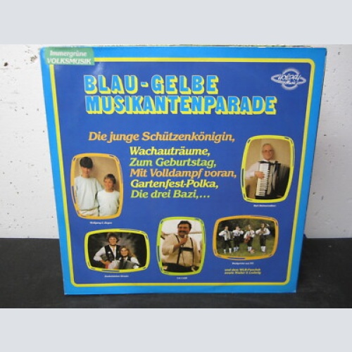 LP /  Blau-Gelbe Musikantenparade - Waldgeister , Leo Loidl , Dunkelstein Dirndl