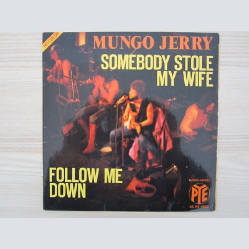 Single / Mungo Jerry ?– Somebody Stole My Wife / Follow Me Down / 1971 / RAR /
