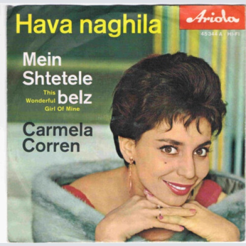 Carmela Corren - Hava Naghila (7", Single, Mono)