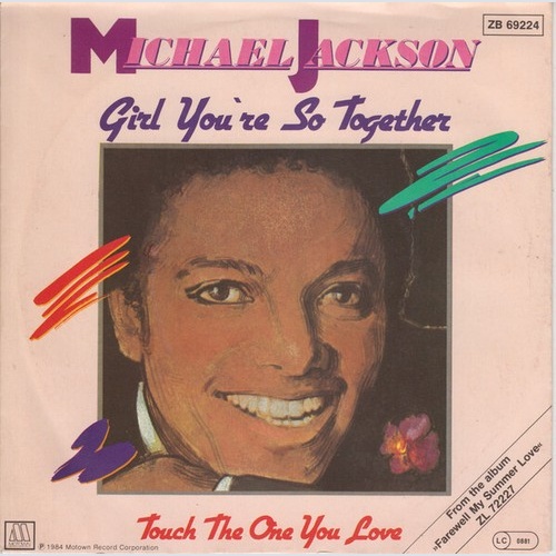 Michael Jackson - Girl You're So Together (7", Single)