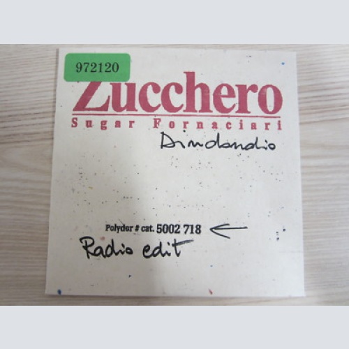 CD / ZUCCHERO--DINDONDIO    / PROMO / MUSTER / RARITÄT /