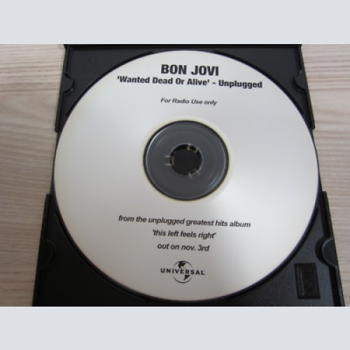 CD / BON JOVI--WANTED DEAD OR ALIVE--    / PROMO / MUSTER / RARITÄT /