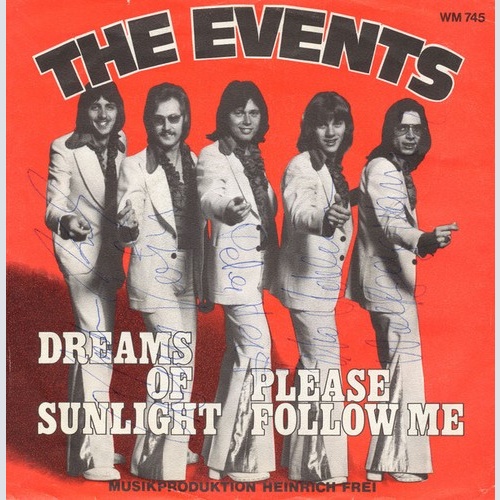 The Events (2) - Dreams Of Sunlight / Please Follow Me (7", Single)