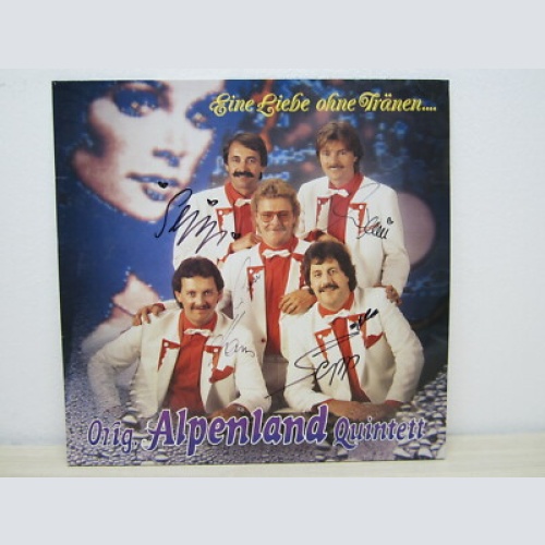 LP / Orig. Alpenland Quintett ?– Eine Liebe Ohne  / VM Records - Mit Autogramm