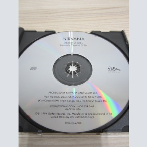 CD / NIRVANA--ABOUT A GIRL   / PROMO / MUSTER / RARITÄT /
