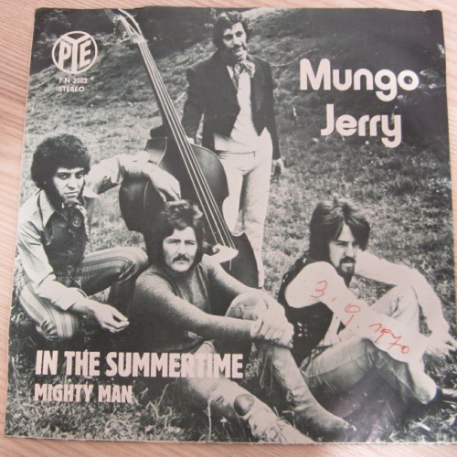Single /  Mungo Jerry ?– In The Summertime / Mighty Man  / 1970 / RAR /