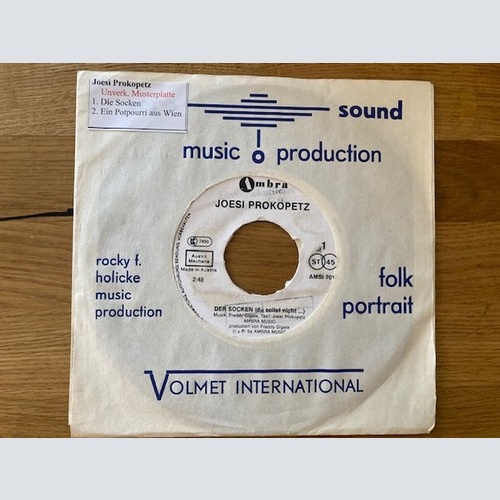 Joesi Prokopetz - Der Socken (7", Single, TP)