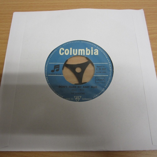 Single / The Shadows ?– Don't Make My Baby Blue    / DE Press / RAR