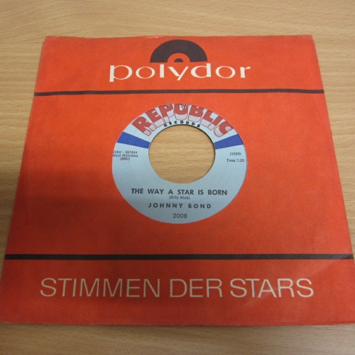 Single /  Johnny Bond ?– The Way A Star Is Born    / USA  Press / RAR