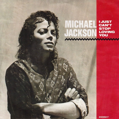 Michael Jackson - I Just Can't Stop Loving You (7", Single)