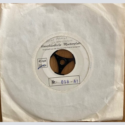 Jonny Hill - Grüß Mir Alle Meine Freunde / Unsere Heimat Ist Der Ozean (7", S...