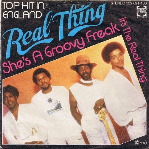The Real Thing - She's A Groovy Freak (7", Single)