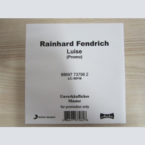 CD / RAINHARD FENDRICH - LUISE  / PROMO / MUSTER / AUSTRIA / RAR /