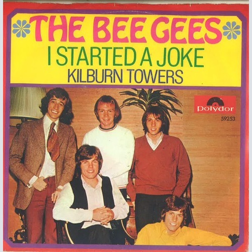 The Bee Gees* - I Started A Joke (7", Single, Mono)
