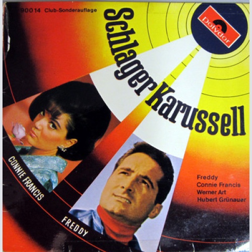 Single EP / SCHLAGERKARUSSEL 1968 / MADE IN AUSTRIA / FREDDY / CONNIE FRANCIS /