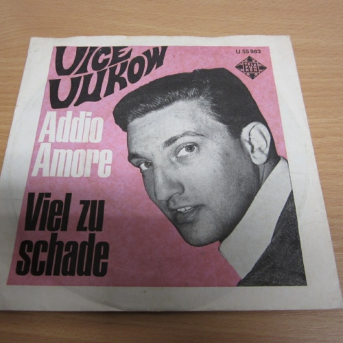 Single /   Vice Vukow ?– Addio Amore / Viel Zu Schade  / DE   PRESS / RAR /