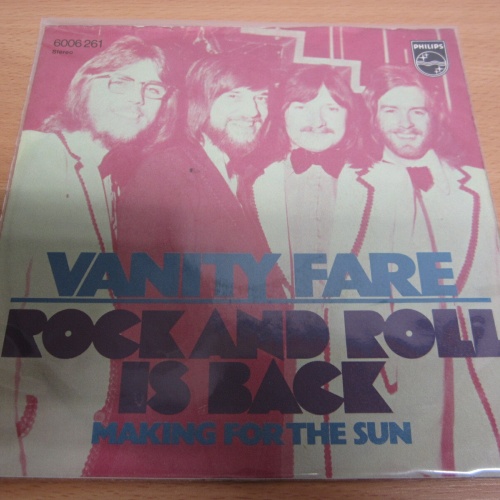 Single /  Vanity Fare ?– Rock And Roll Is Back /  Austria PRESS /  RAR /