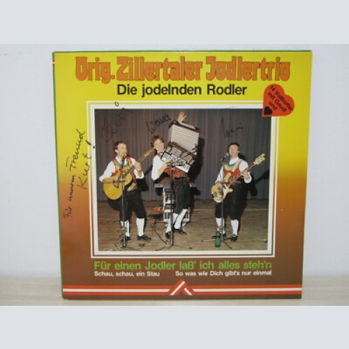 LP / Orig. Zillertaler Jodlertrio- Die Jodelnden Rodler / AUSTRIA  RARITÄT / CBS