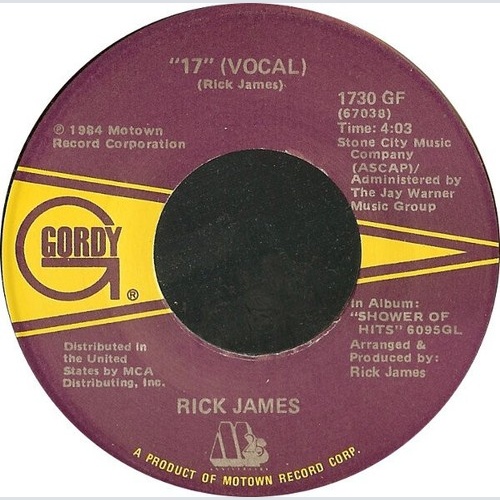 Rick James - 17 (7")