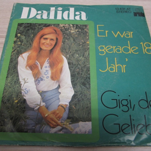 Single /   Dalida ?– Er War Gerade 18 Jahr'   /  DE  PRESS / RARITÄT /