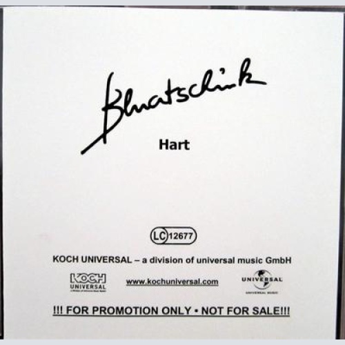 CD / BLUATSCHINK / PROMO / RARITÄT /