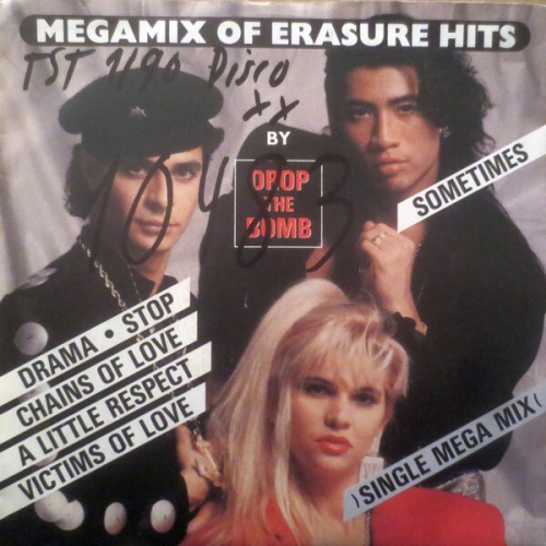Drop The Bomb - Megamix Of Erasure Hits (7", Single)