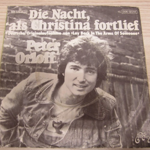 Single /  Peter Orloff ?– Die Nacht, Als Christina Fortlief /  DE PRESS / RAR /