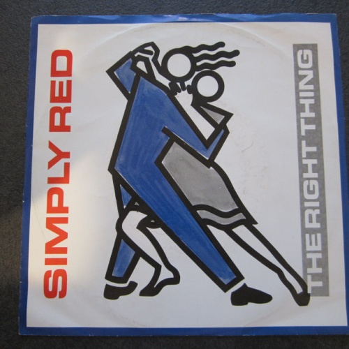 Single / Simply Red – The Right Thing / DE PRESS /