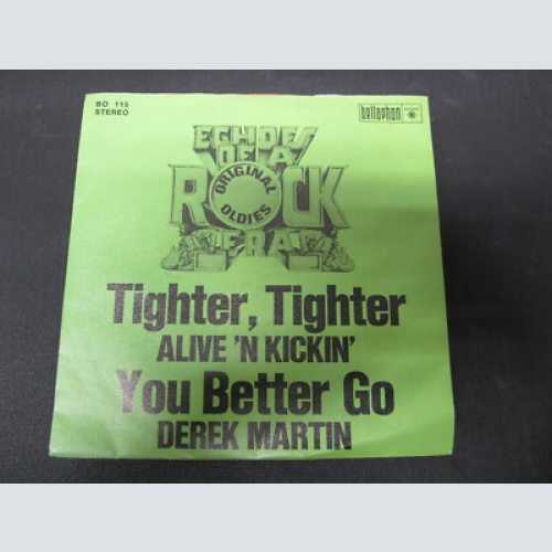 Single / Lebendig 'N Kickin' / Derek Martin – Enger, enger / You Better Go / DE