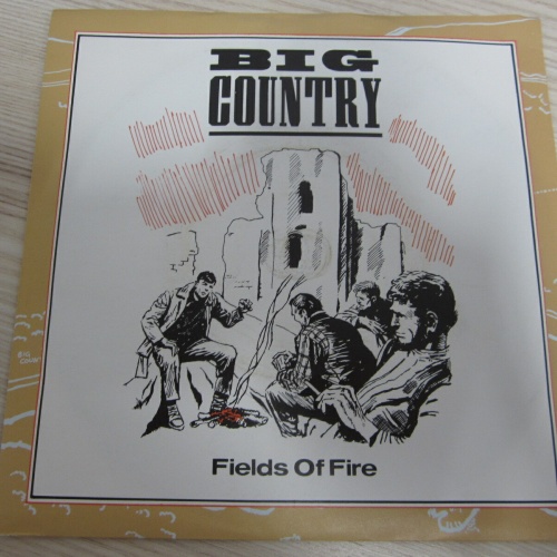 Single /   Big Country ?– Fields Of Fire   /  UK   PRESS / RAR /