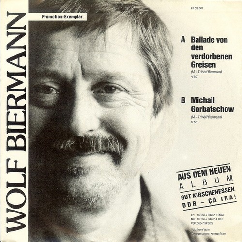 Wolf Biermann - Ballade Von Den Verdorbenen Greisen (7", Single, Promo)
