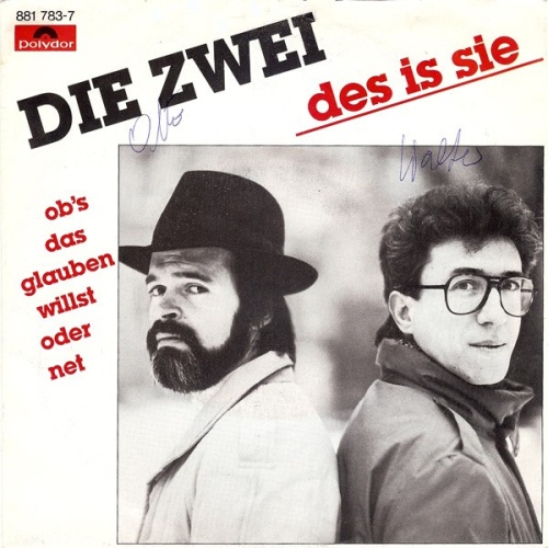 Die Zwei (4) - Des Is Sie (7", Single)