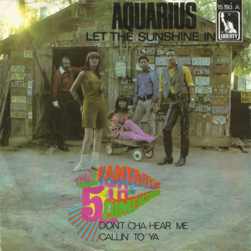 The Fifth Dimension - Aquarius (Let The Sunshine In) (7", Single)