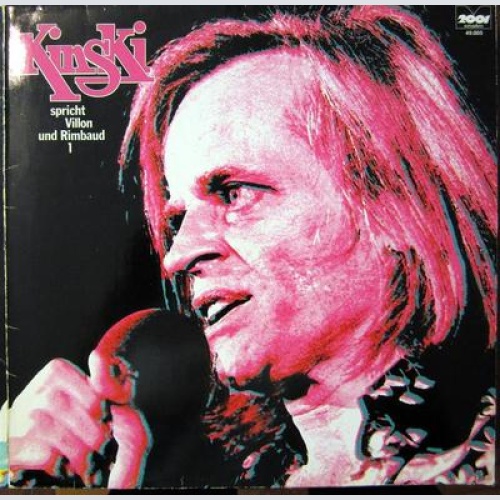 LP / KINSKI SPRICHT VILLON UND RIMBAUD / AMADEO / 1971 / RARITÄT /