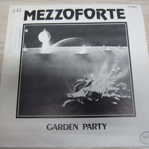 Single /  Mezzoforte ?– Garden Party    /  BENELUX   PRESS / RAR /