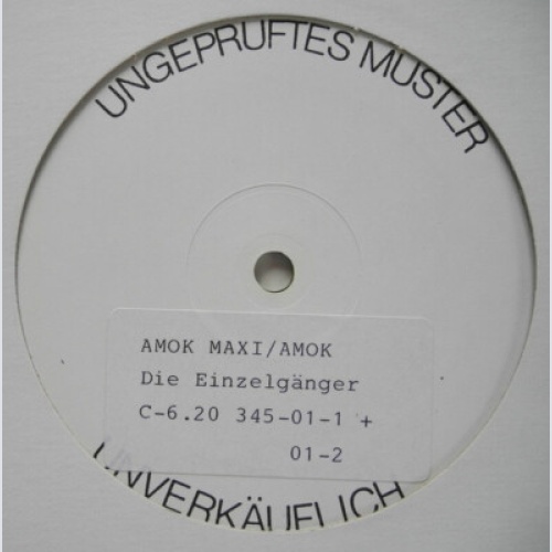 Die Einzelkämpfer - Amok (12", Maxi, TP, Sti)