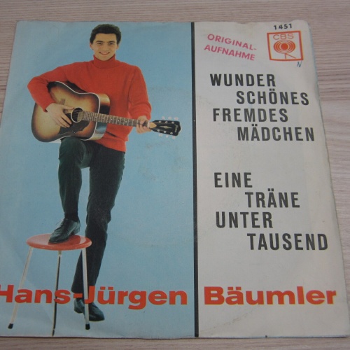 Single  /   Hans-Jürgen Bäumler ?– Wunderschönes Fremde   / DE PRESS /   RAR  /