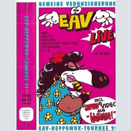 EAV (Erste Allgemeine Verunsicherung) - Neppomuk-Tournee 91 (VHS, PAL)