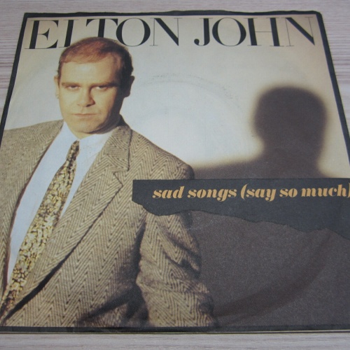 Single  /   Elton John ?– Sad Songs (Say So Much)  / DE  PRESS / RAR /