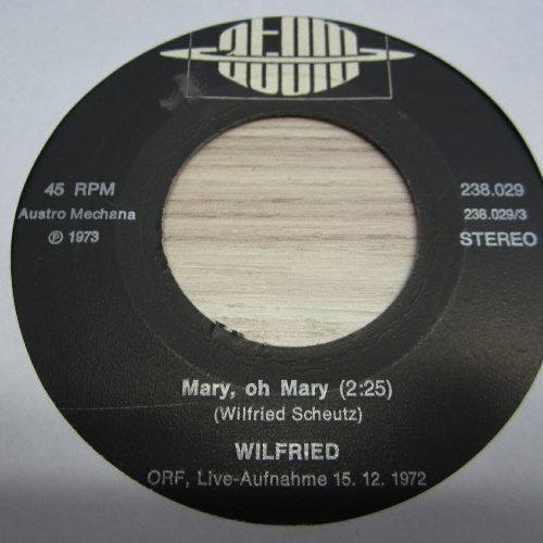 Single /  Wilfried ?– Mary, Oh Mary   / AUT   PRESS /   RAR /