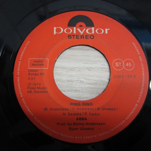 Single /   ABBA ?– Honey Honey /  AUSTRIA    PRESS / RAR /