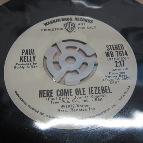 Single / Paul Kelly  ?– Here Come Ole Jezebel  / US PRESS / PROMO / RAR /