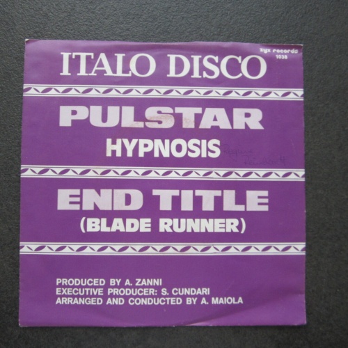 Single / Hypnosis* – Pulstar / End Title (Blade Runner) / DE PRESS /