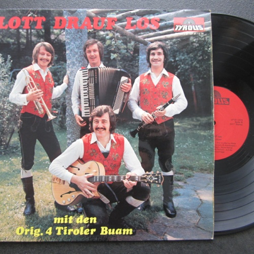 LP / Orig. 4 Tiroler Buam ‎– Flott Drauf Los / Swiss Press /