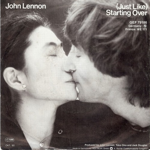 John Lennon - (Just Like) Starting Over (7", Single)