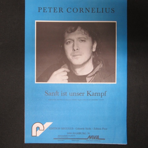 NOTENHEFT PETER CORNELIUS / Sanft ist unser Kampf /  RAR /
