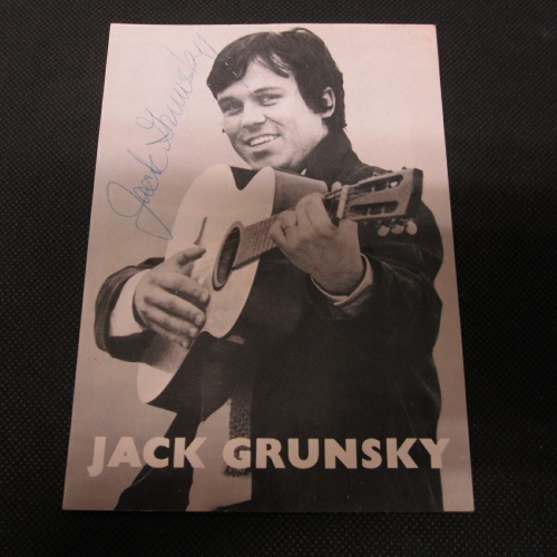 Jack Grunsky   - AUTOGRAMM- KARTE- ORIG. AUTOGRAMM - Austria - Amadeo